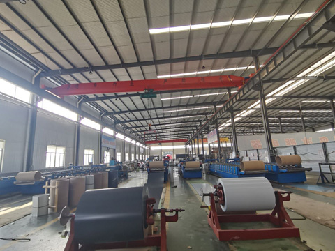wanzhi corrugated steel sheets production