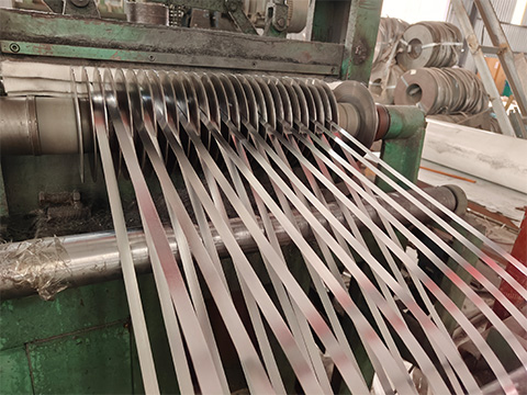 Galvanized steel strip production