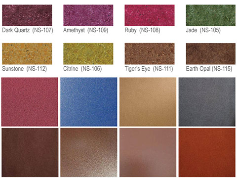 Common colors of matte textured PPGI