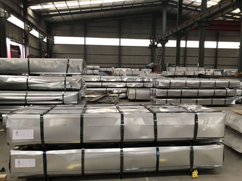 Galvanized steel packaging