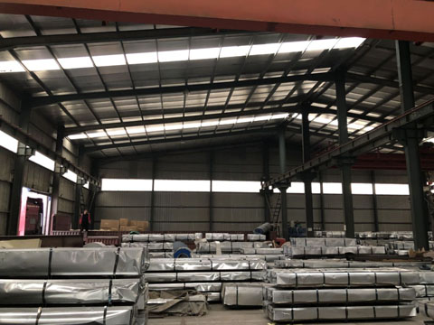 Galvanized steel packaging