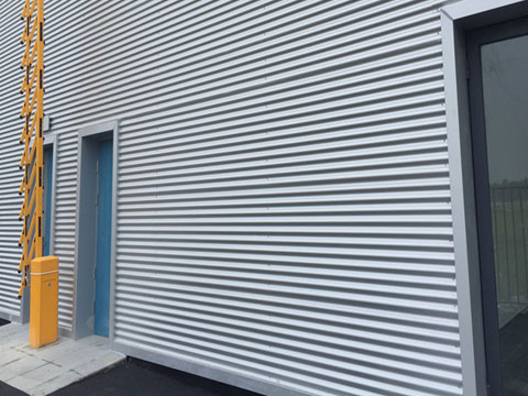 Galvalume steel wall cladding