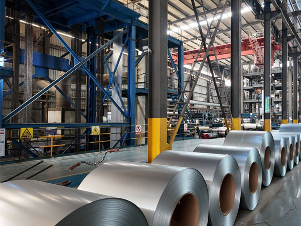 Galvanized steel coil production line