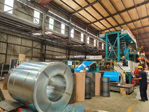 Wanzhi color coated coil production line