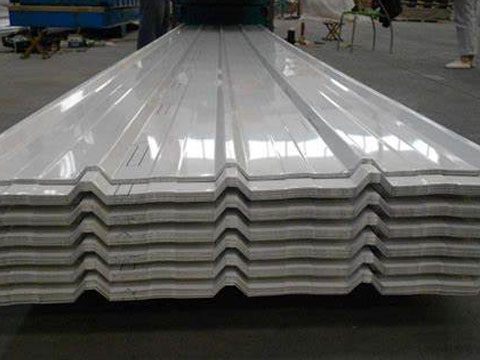 White aluminum roof sheets