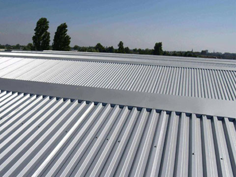 Galvalume steel roof