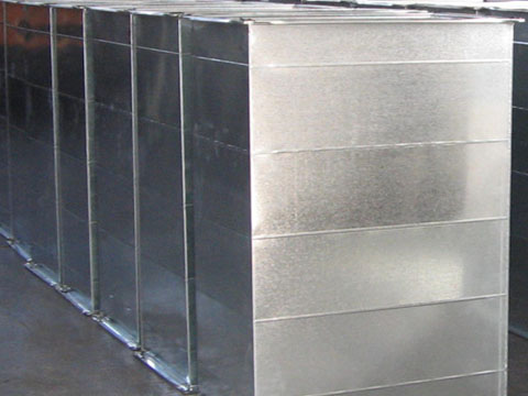 Galvanized ventilation equipment