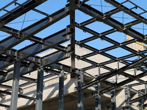 Steel beam structure