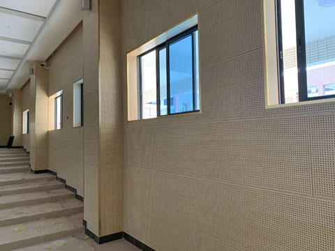 Wall sound-absorbing panels