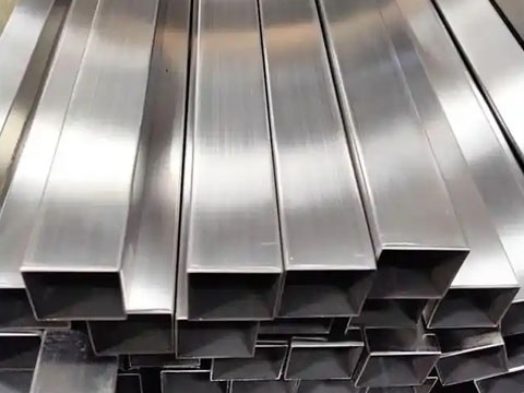 Stainless steel rectangular tube appearance