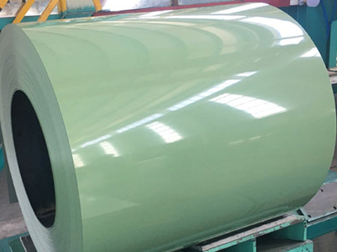 Cyan PVDF color coated steel coil