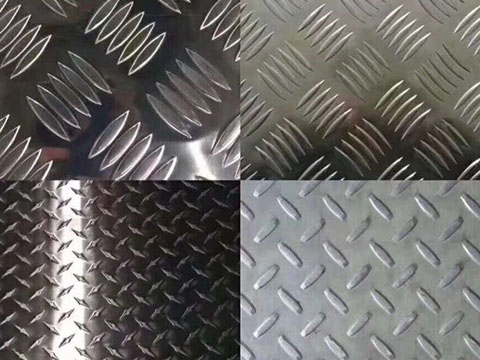 Embossed aluminum sheet