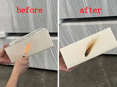 Fire performance test