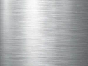 Mirror brushed stainless steel