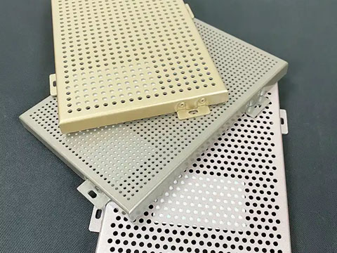 Perforated aluminum sheet