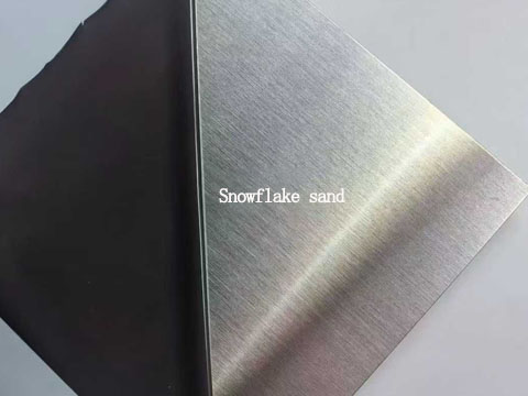 Snowflake sand