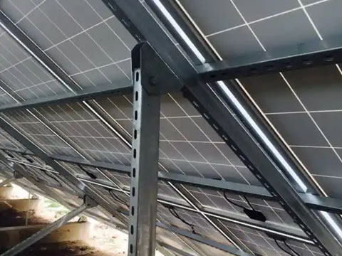 Galvanized solar mount