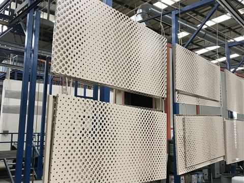 Perforated aluminum sheet
