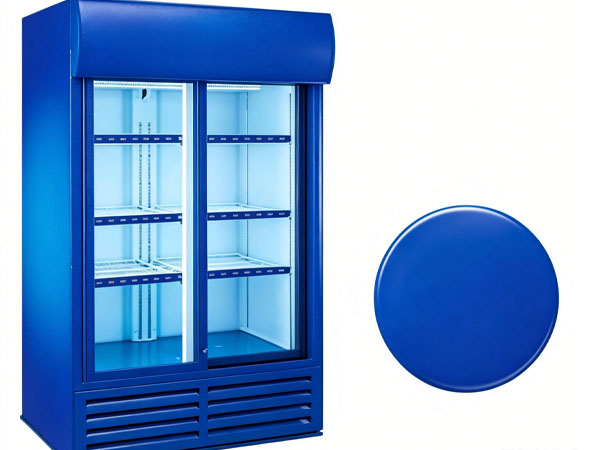 Blue PCM steel is used in freezers