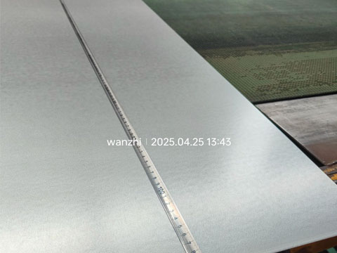 GI plate width measurement