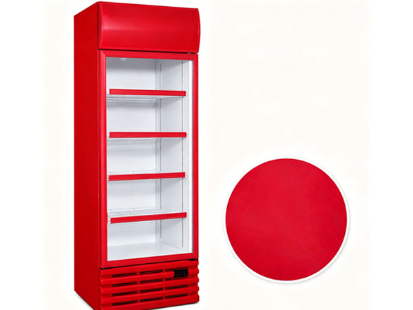 Red PCM steel is used in freezers