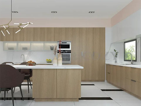 VCM board for kitchen cabinets