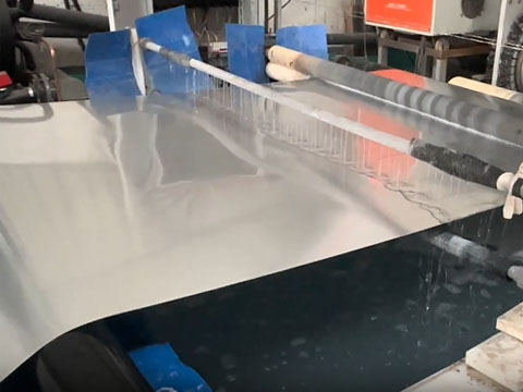 Aluminum coils are being produced