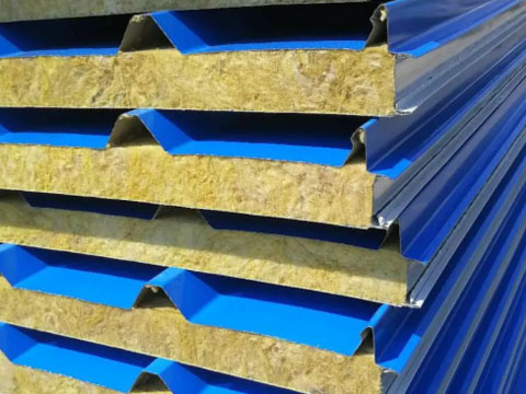 Color steel sandwich panel details