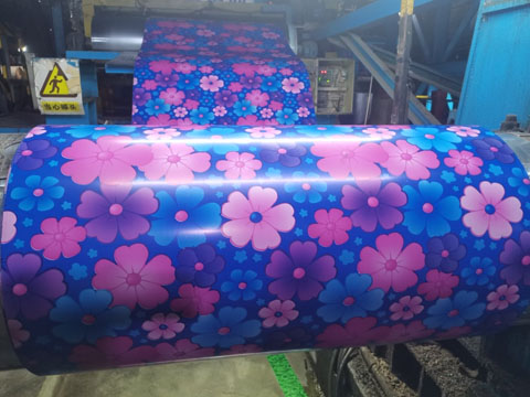 Flower pattern PPGI PPGL