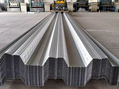 Galvanized floor decking