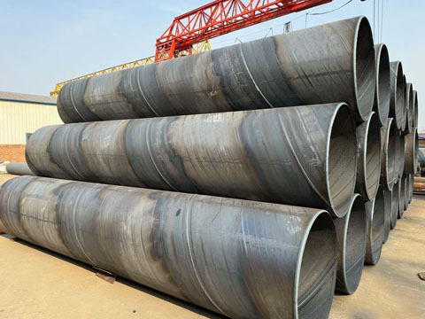 Spiral welded pipe details