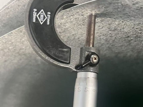 0.47mm thickness measurement