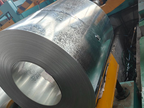 Galvanized steel coil production completed
