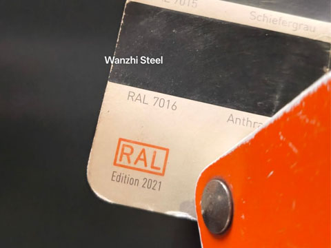 RAL color comparison