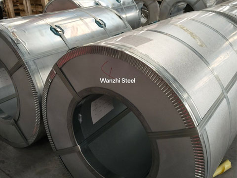 Steel coil packaging completed