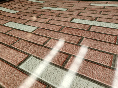 Brick pattern color steel coil details