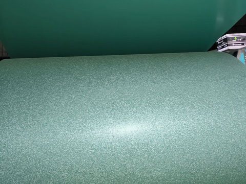 Green wrinkle pre-painted steel coil