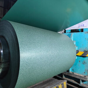 Green wrinkled color steel coil
