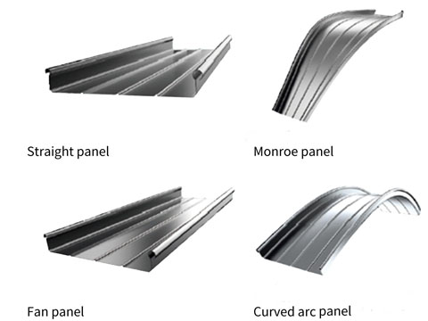 Aluminum magnesium manganese roof plate types