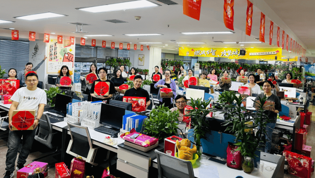 Everyone who received the gifts was very happy