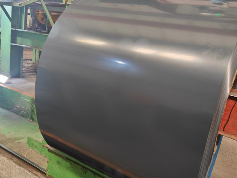 Produced gray aluminum coil