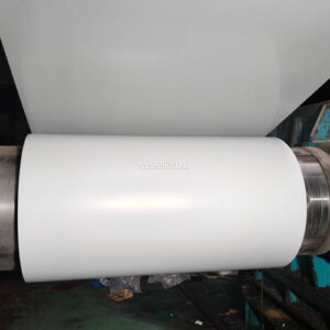 Pure white steel coil