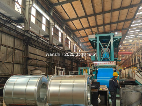 RAL 5005 ppgi coils are in production
