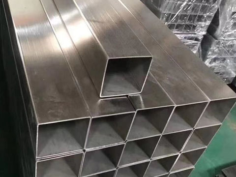 Stainless steel square tube inventory