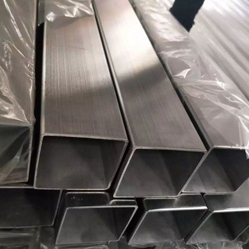 The surface of stainless steel square tube