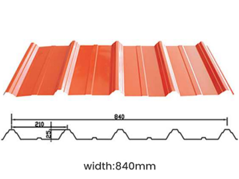 Trapezoidal roofing panels