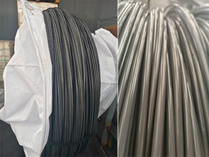 Cold-drawn wire required by the customer