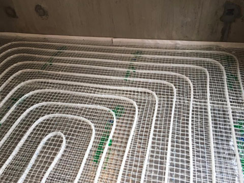 Floor heating wire mesh