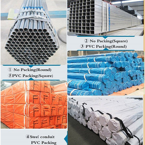 Galvanized pipe packaging