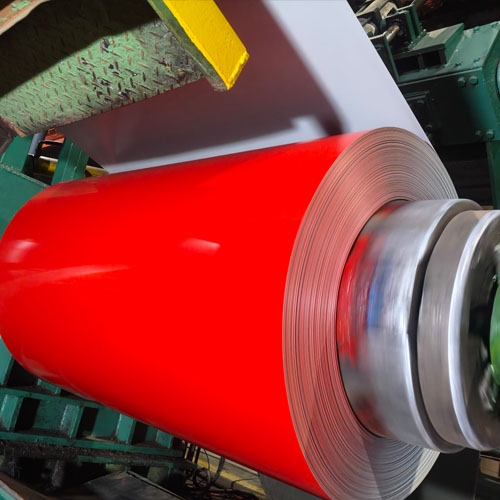 RAL 3020 PPGI rolls are in production